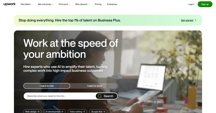Upwork - Node.js Website Example upwork - Node.js Website Example