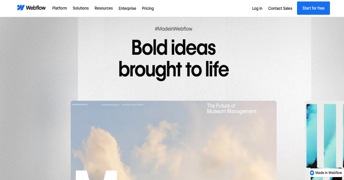 Webflow Design 2026 Webflow Design 2026