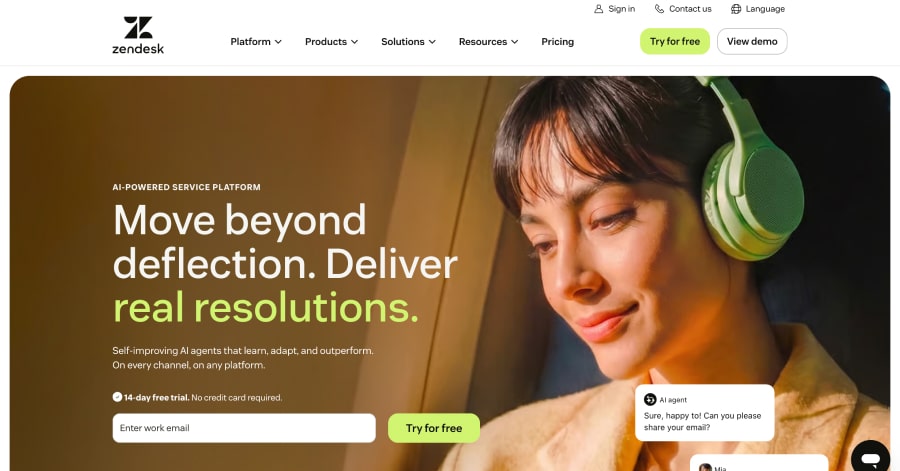 Zendesk - Modern Website Example the museum of annoying experiences - 3d website examples