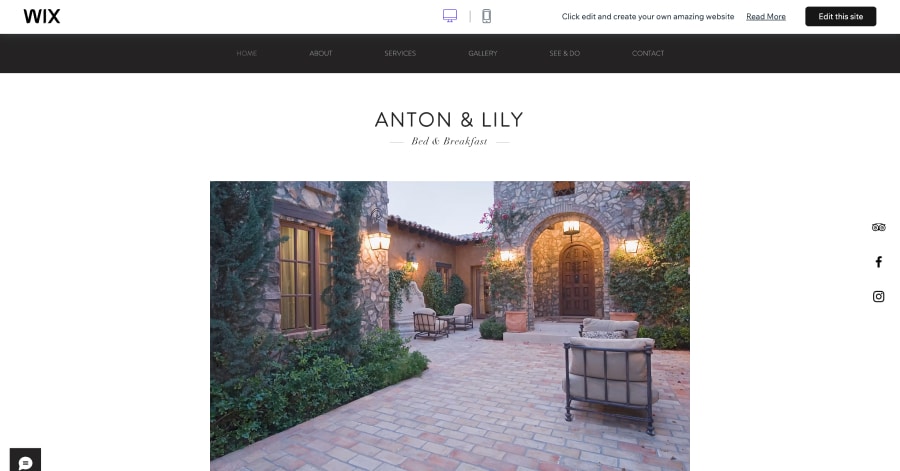 Anton & Lily - Hotel Website Template Thunder Template