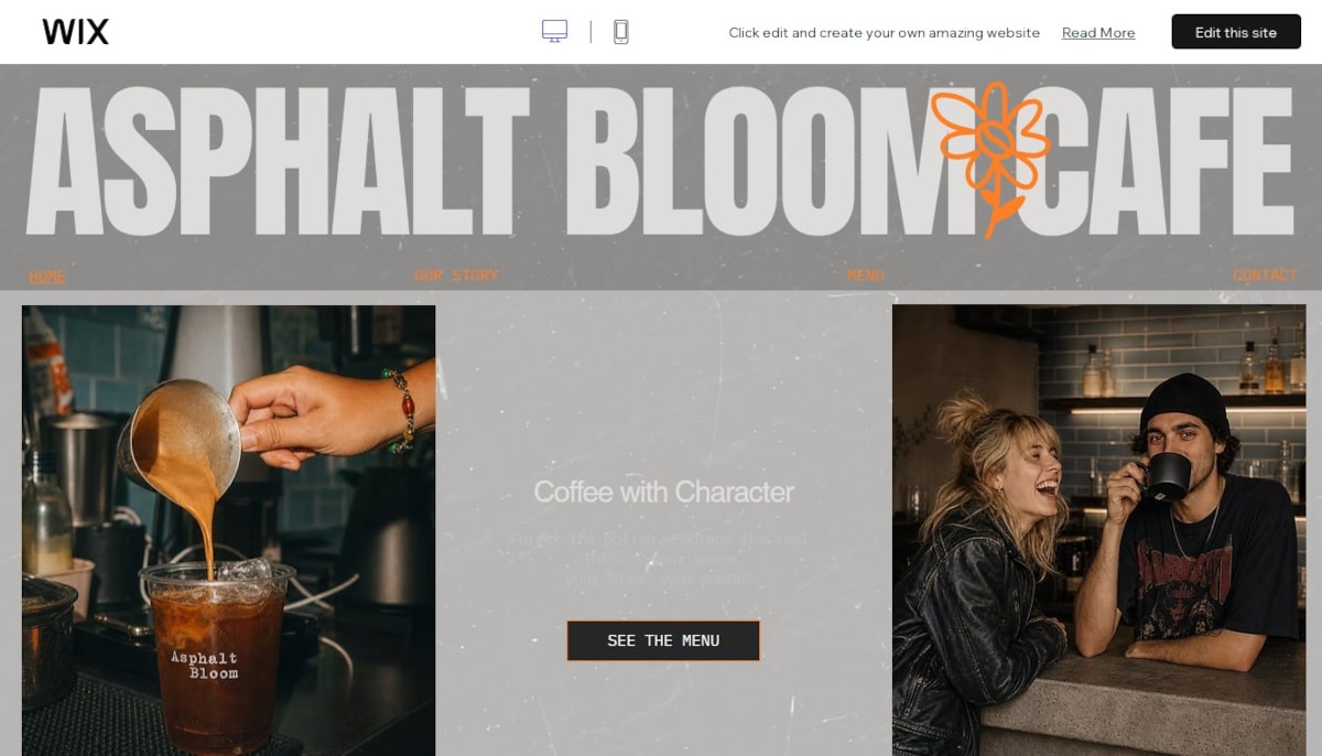 Best Bar Templates_Asphalt Bloom Cafe Best Bar Templates_Asphalt Bloom Cafe