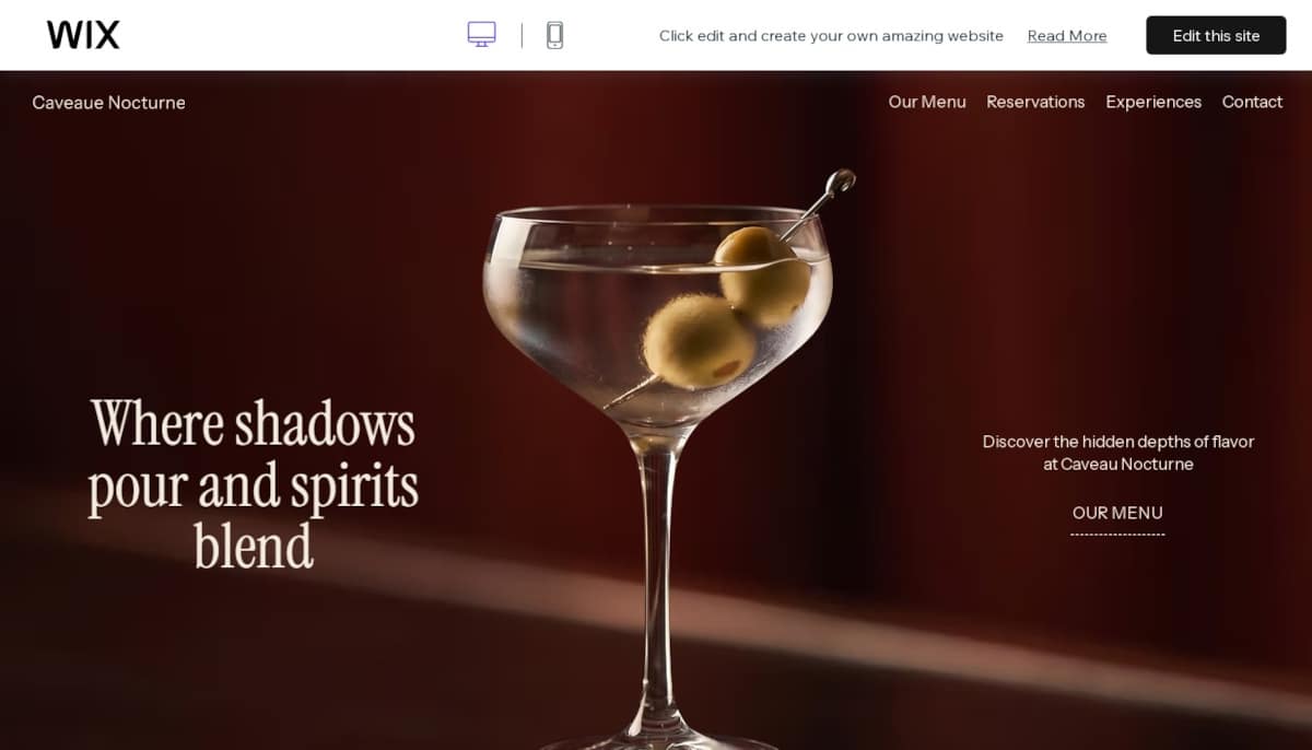 Best Bar Templates_Caveaue Nocturne Best Bar Templates_Caveaue Nocturne