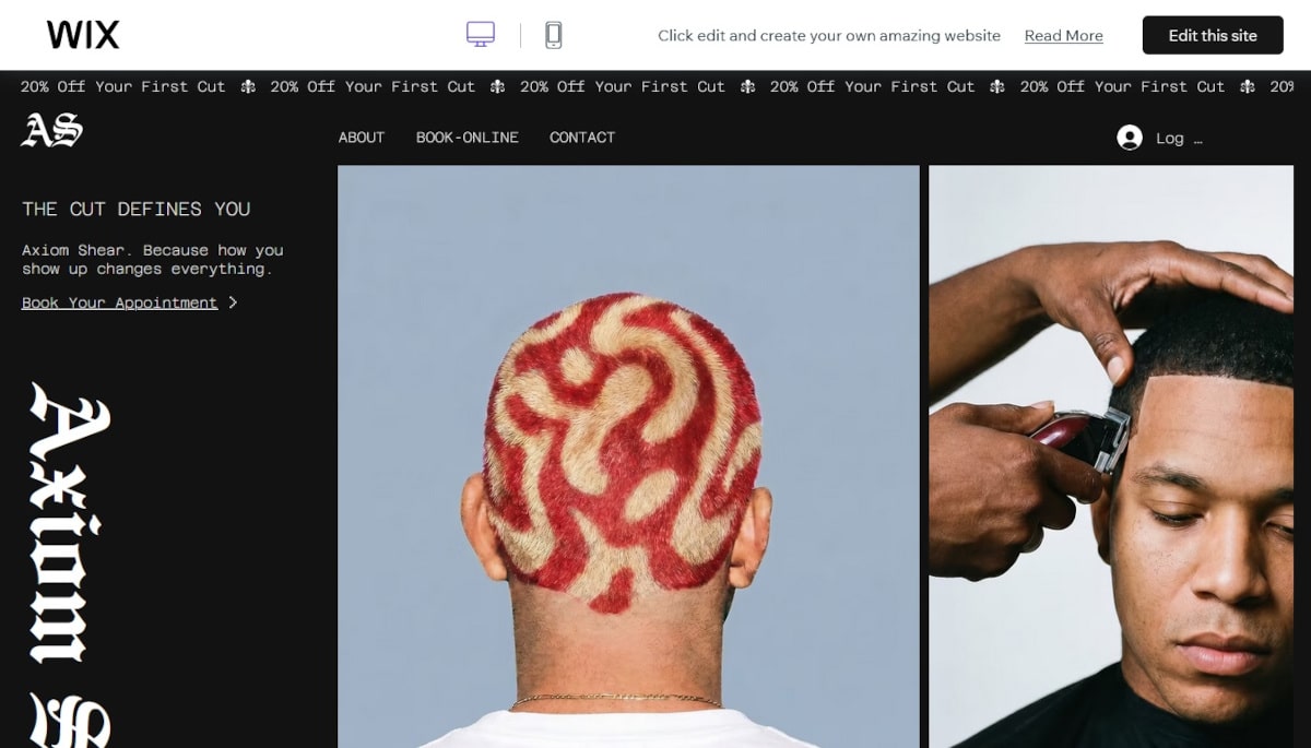 Best Barber Templates_Axiom Shear Best Barber Templates_Axiom Shear