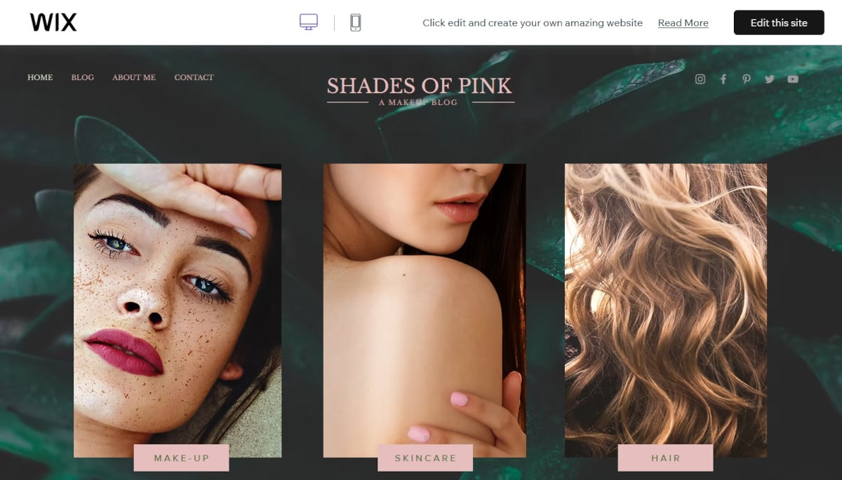 Best Beauty Template_Shades Of Pink Best Beauty Template_Shades Of Pink