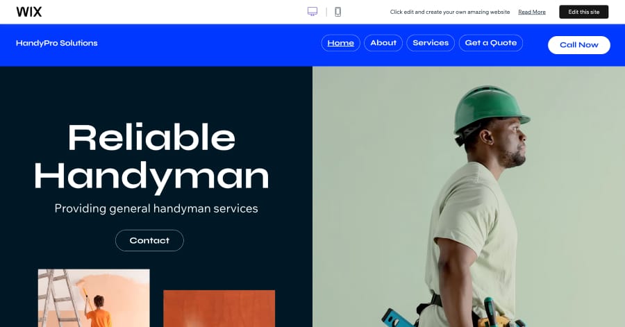 Handypro Solutions - Handyman Website Template Fox Template