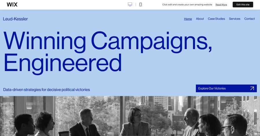 Leud-Kessler - Politician Website Template G. Florence - Politician Website Templates