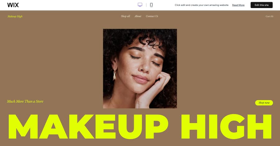 Makeup High - Makeup Artist Website Template Beauty & Co - Makeup Artist Website Templates