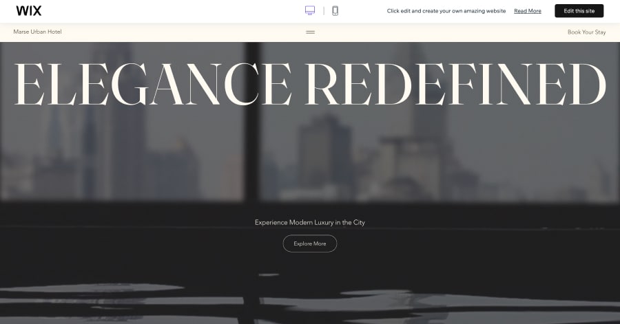 Marse Urban Hotel - Hotel Website Template Thunder Template