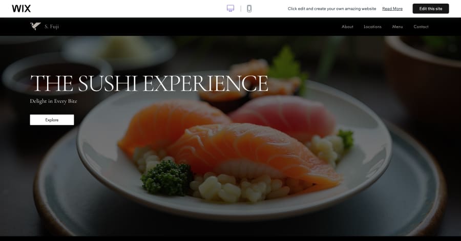 S. Fuji - Japanese Website Template Zia - Japanese Website Templates