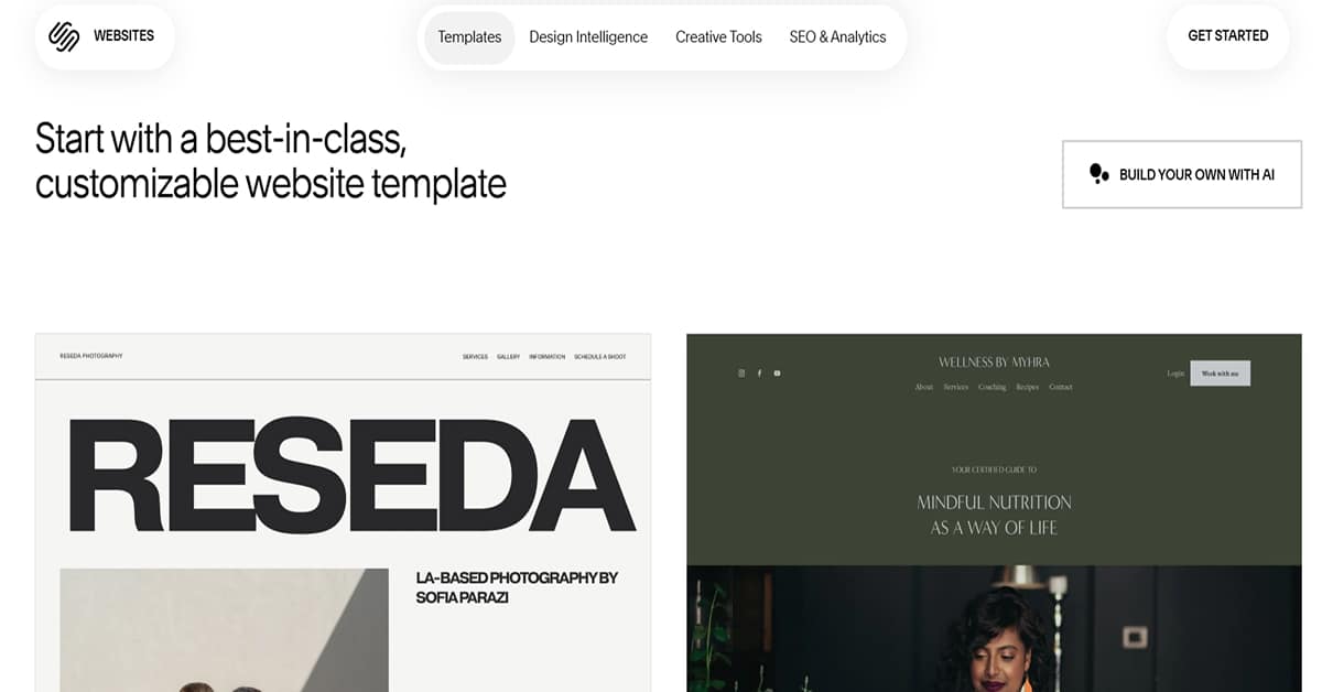 Squarespace Templates 2026