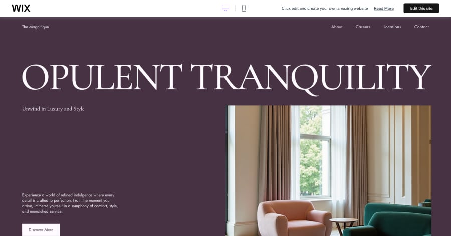 The Magnifique - Hotel Website Template Thunder Template