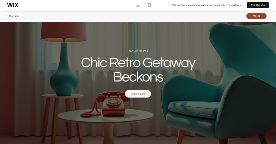 The Retro - Hotel Website Template Thunder Template