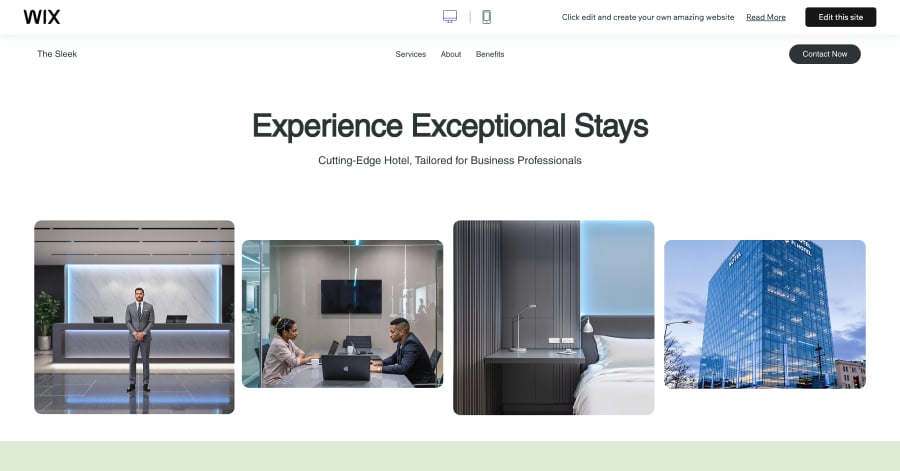 The Sleek - Hotel Website Template Thunder Template