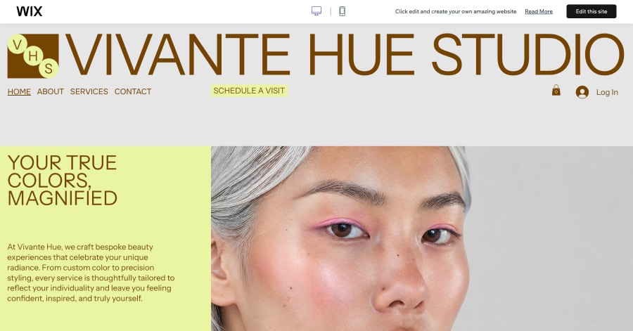 VHS - Makeup Artist Website Template Beauty & Co - Makeup Artist Website Templates