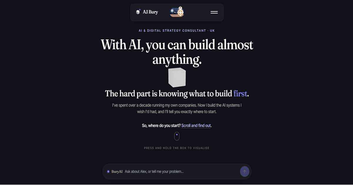AJ Bury - Animated Website Memoria Basetis 2021 - Animated Website Examples