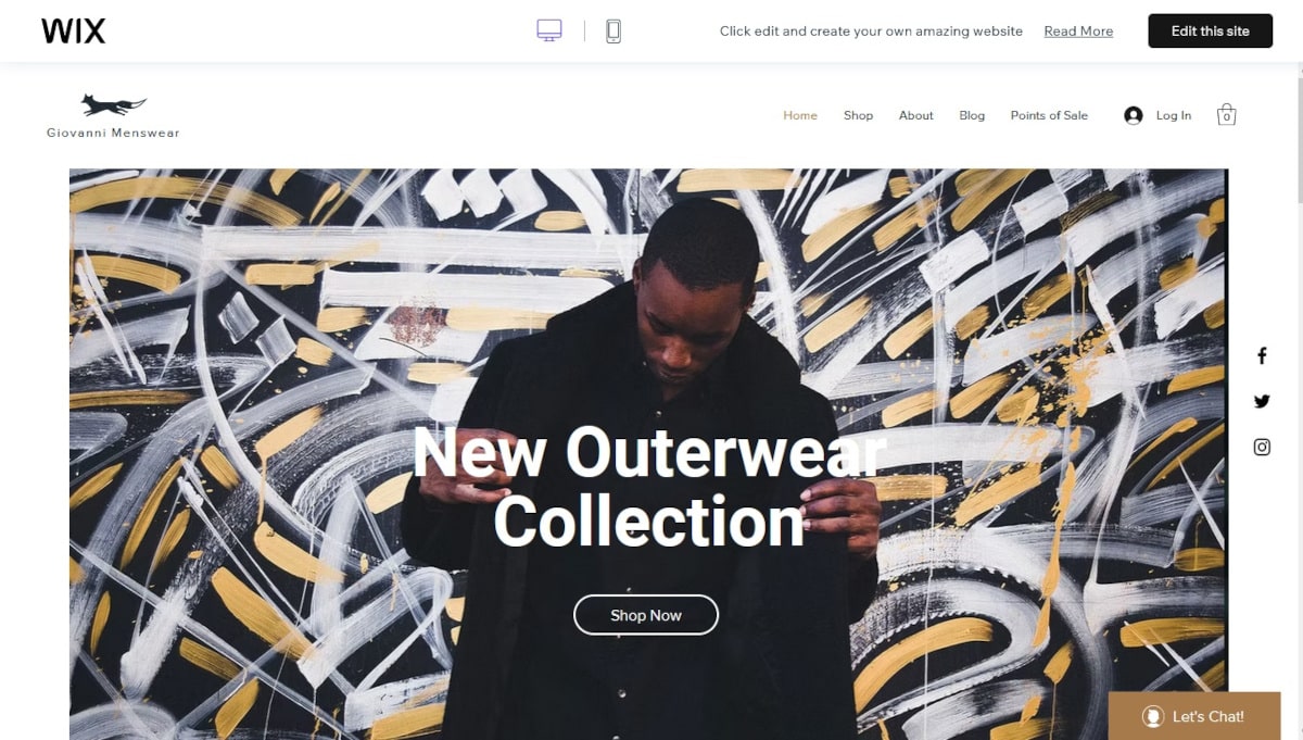 Best Clean Website Templates_Giovanni Menswear Best Clean Website Templates_Giovanni Menswear