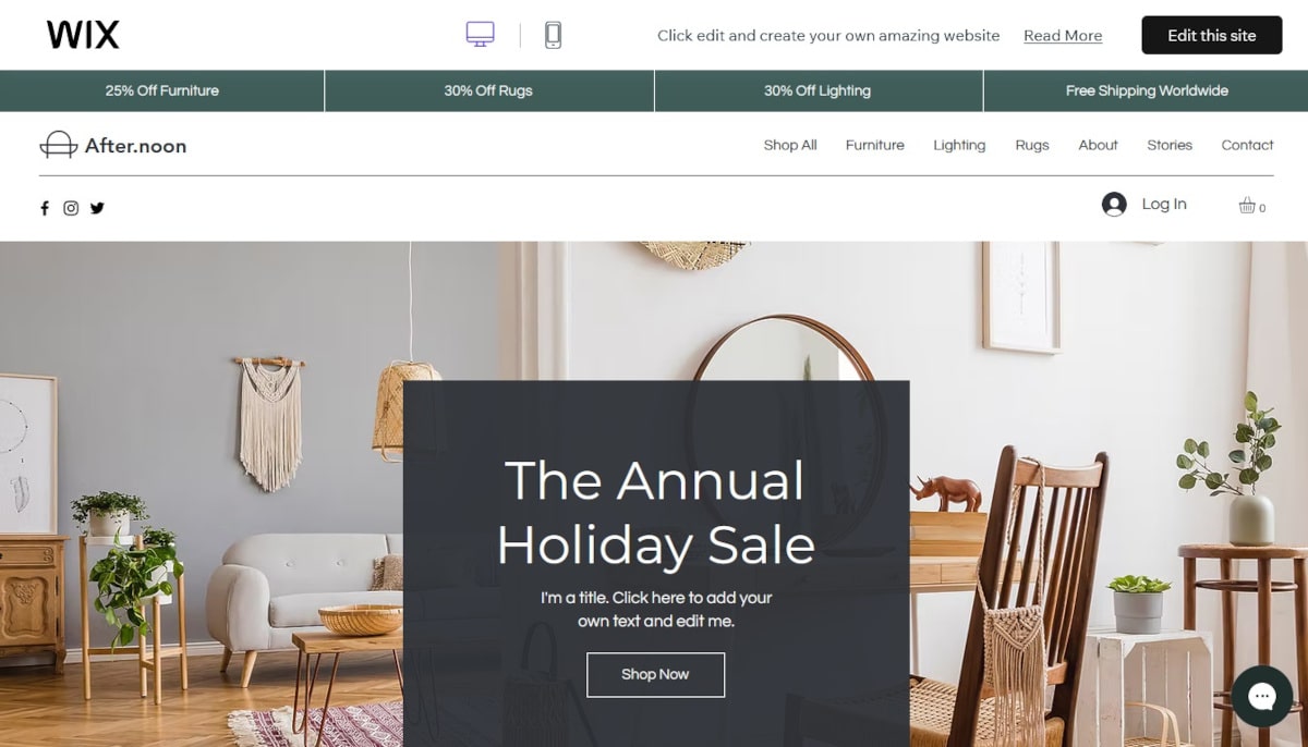 Best Ecommerce Templates_Afternoon Best Ecommerce Templates_Afternoon