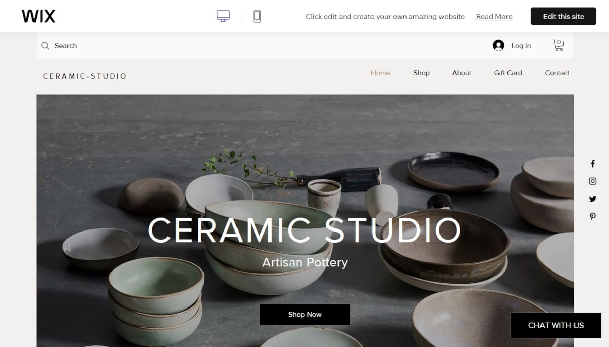 Best Ecommerce Templates_Ceramic Studio Best Ecommerce Templates_Ceramic Studio