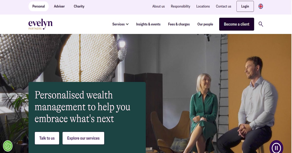 Evelyn Partners - Advisor Website Design Best Advisor Websites_Navigate
