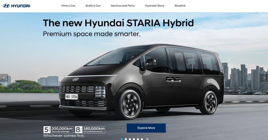 Hyundai - Car Dealer Website Examples Sun City Motors