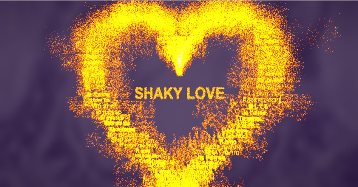 Shaky Love - Animated Website Ciana Newman - Model Website Examples