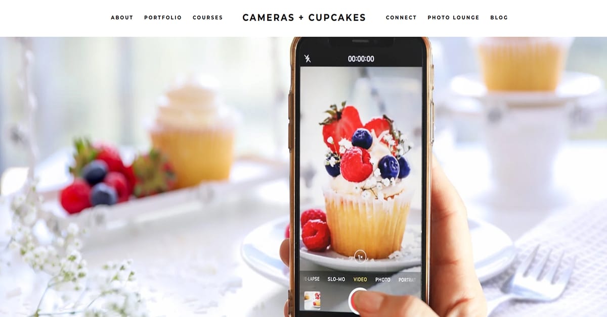 Cameras + Cupcakes - GoDaddy Website A Social Movement Promotions - GoDaddy Website Example