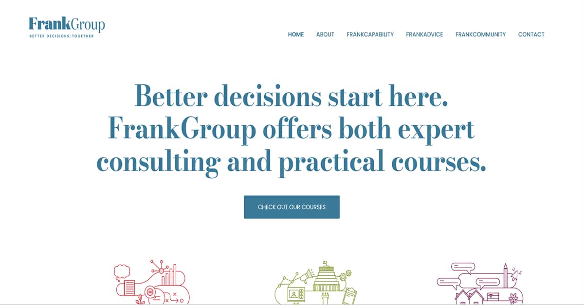 Frank Group - Unique Website