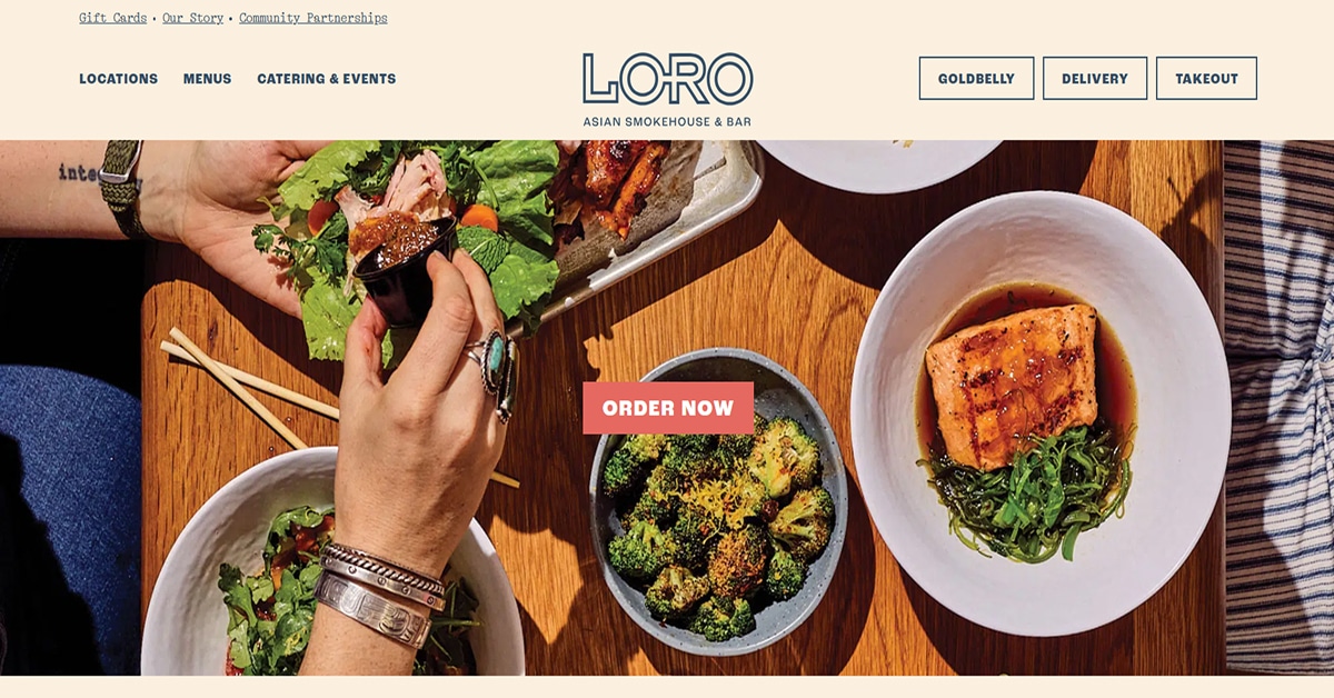 Loro BBQ - Small Business Website Design Soulkandy