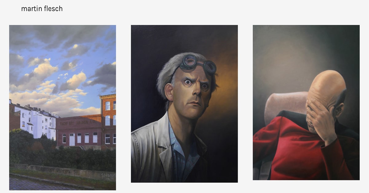 Martin Flesh - Painter Website