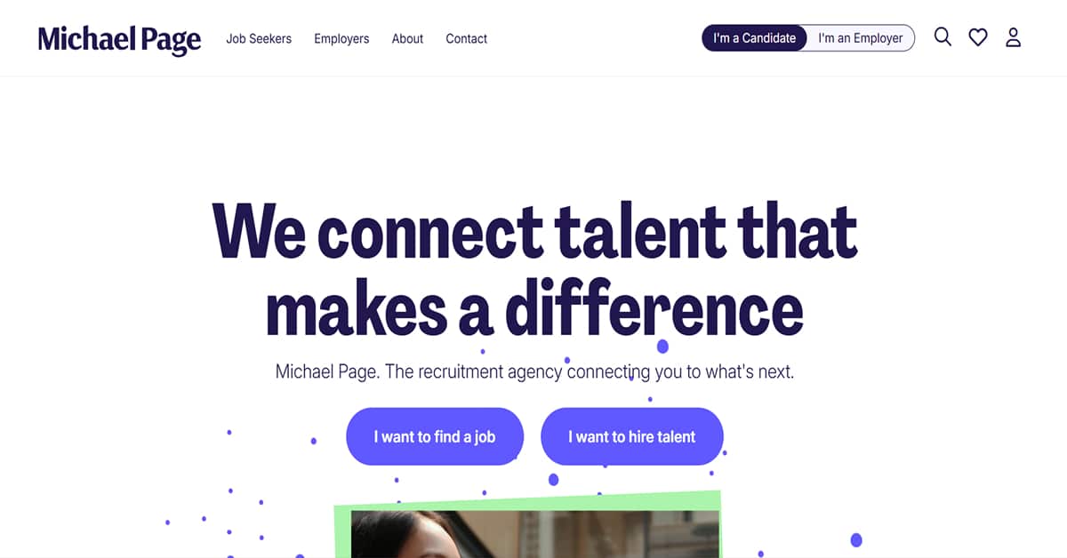 Michael Page - Recruitment Website