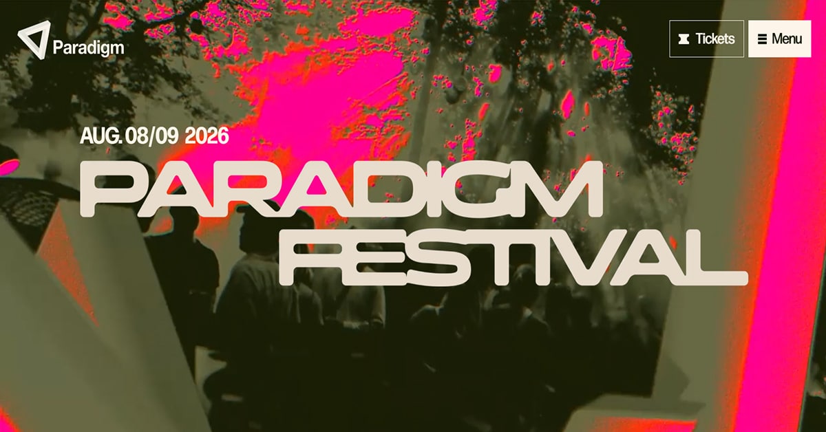 Paradigm Festival - Playful Website the world of unknown critters - playful website examples