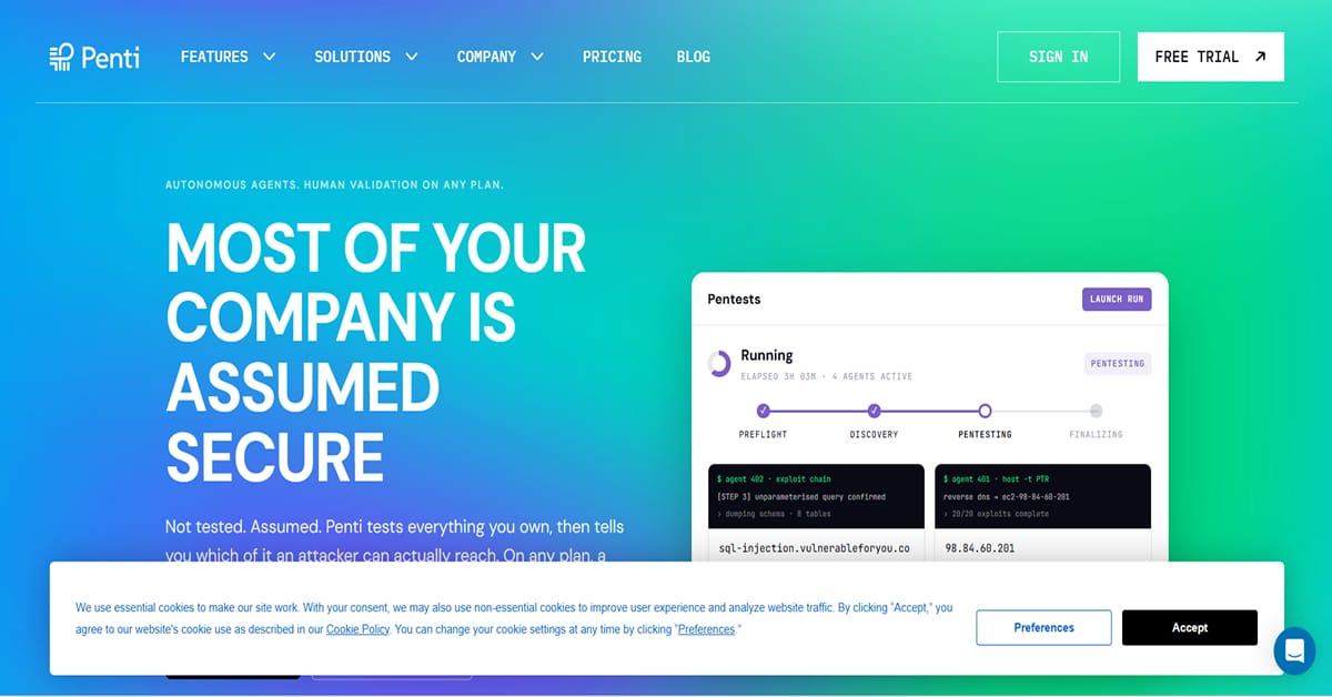Penti - Flat Website Design Mawo - Flat Design Website Example
