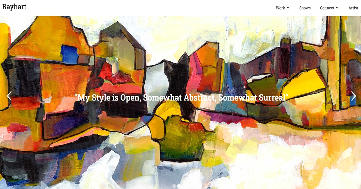 Rayhart - Painter Website