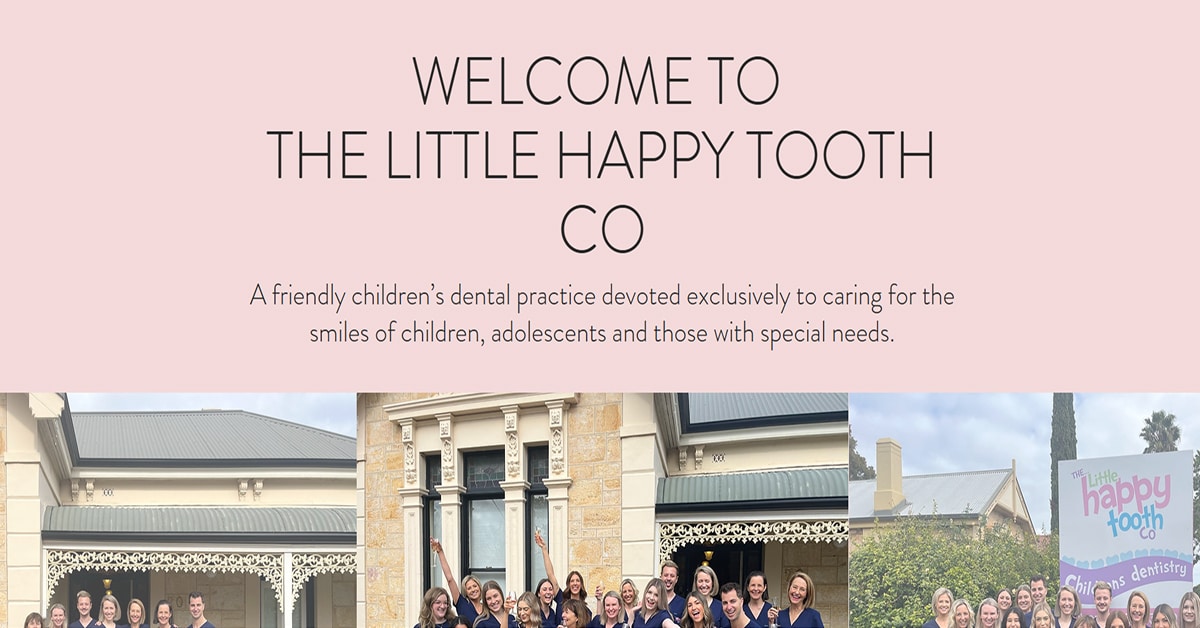 The Little Happy Tooth Co - Pink Web Design Best Pink Website Examples_NIIKA