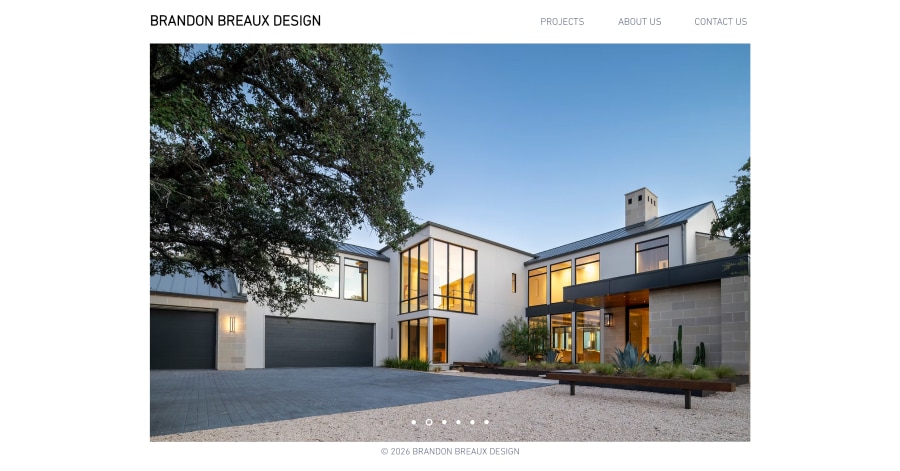 Brandon Breaux Design - Architecture Website Examples Brandon Breaux Design - Architecture Website Examples