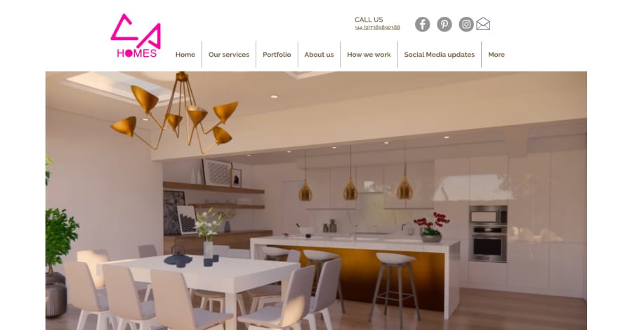 CA Homes - Architecture Website Examples CA Homes - Architecture Website Examples