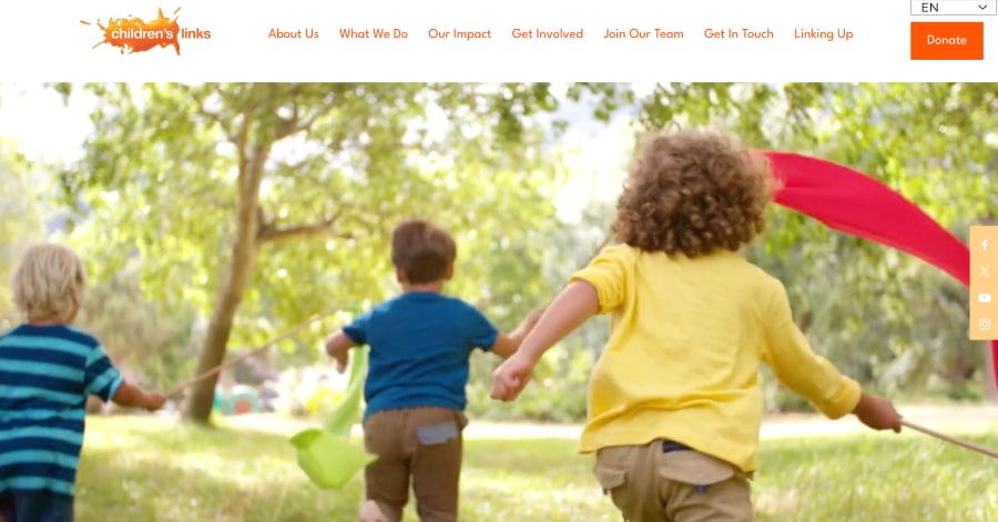 Children's Links - Childcare Website Examples Children's Links - Childcare Website Examples