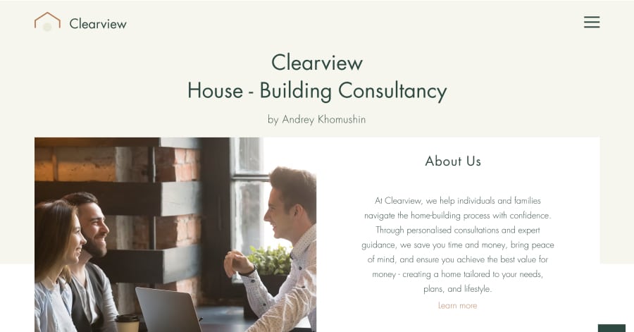 Clearview - Architecture Website Examples Clearview - Architecture Website Examples