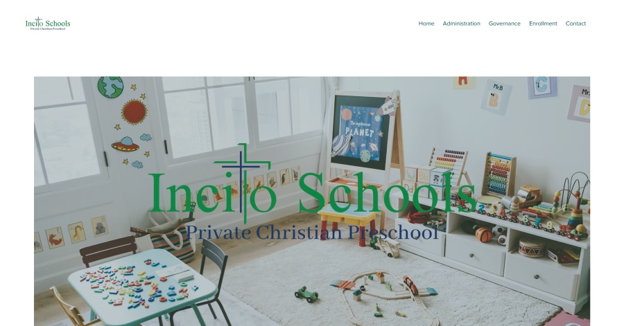 Incito Schools - Childcare Website Examples Incito Schools - Childcare Website Examples