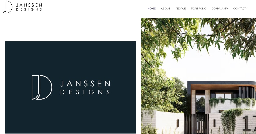 Janssen Designs - Architecture Website Examples Janssen Designs - Architecture Website Examples