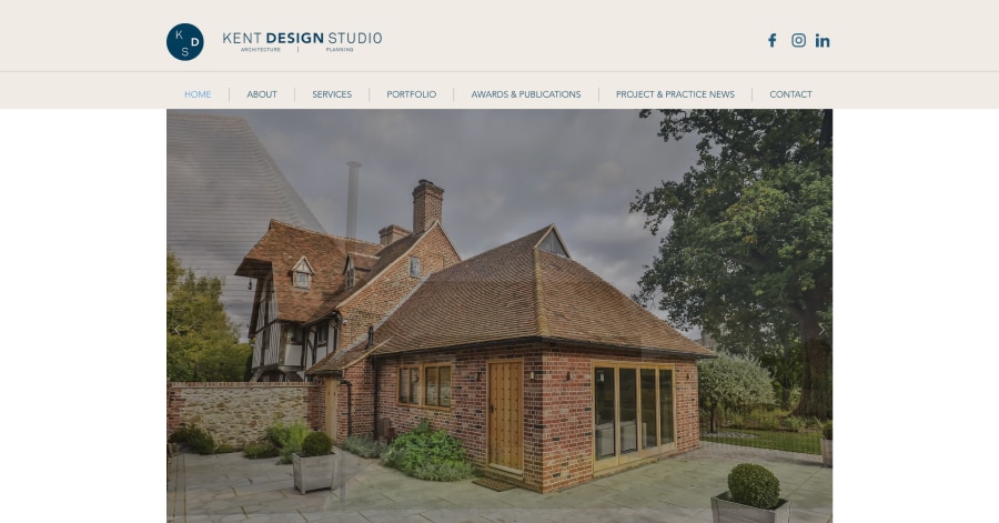 Kent Design Studio - Architecture Website Examples Kent Design Studio - Architecture Website Examples