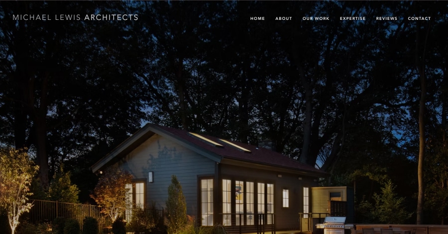 Michael Lewis Architects - Architecture Website Examples Michael Lewis Architects - Architecture Website Examples