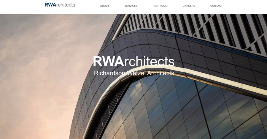 RW Architects - Architecture Website Examples RW Architects - Architecture Website Examples
