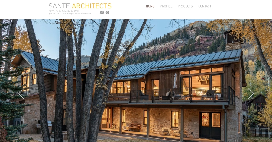Sante Architects - Architecture Website Examples Sante Architects - Architecture Website Examples