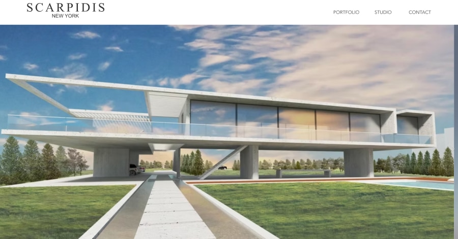 Scarpidis New York - Architecture Website Examples Scarpidis New York - Architecture Website Examples