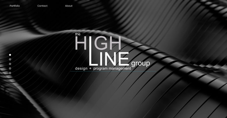 The High Line Group - Architecture Website Examples The High Line Group - Architecture Website Examples